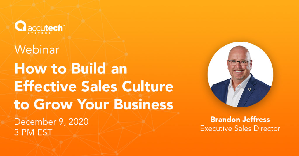 How to Build an Effective Sales Culture to Grow Your Business - Brandon Jeffress